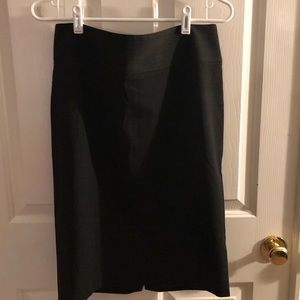 NWOT Express pencil skirt w button kick pleat